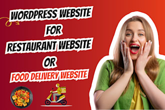 design a wordpress website for a restaurant with a menu, booking, and delivery