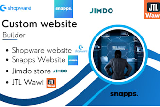 jimdo website jtl store shopware snapps website design ecommerce website design
