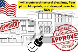 do your architectural drawing, engineering drawing, mep, hvac city permit stamp