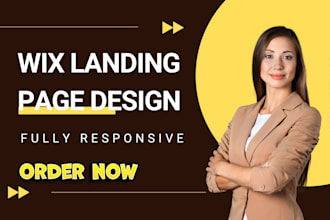 wix landing page, wix studio, wix website redesign, wix landing page, wix studio
