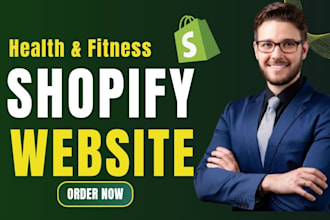 build responsive gym, fitness, workout, yoga website using shopify website