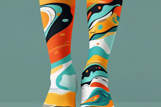 design custom and unique socks design
