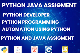 do programming and coding assignments, project in c, cpp, python, java tasks