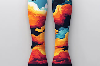 make a unique socks design