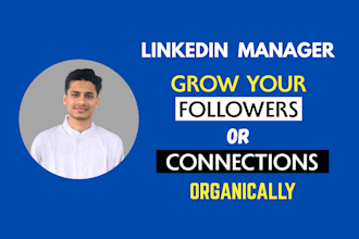 grow your linkedin profile connections and create content in your niche