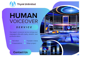 do voice over, cloning in any videos in all languages