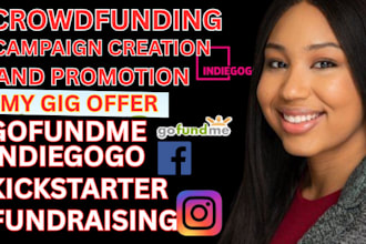 virally promote indiegogo kickstarter gofundme crowdfunding campaign to donors