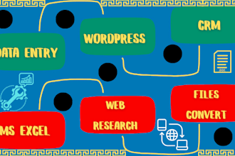 do professional work of data entry and wordpress related services