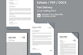 write a professional ats resume and custom cover letter using ai tools