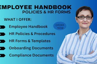 create HR policies, employee handbook and compliant HR documents