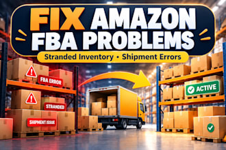 fix amazon fba problems, stranded inventory and shipment errors
