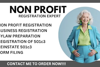 do nonprofit registration, bylaw, form 990 file 501c3 reinstate 501c3 tax exempt