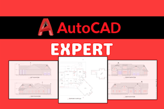 create building elevation, mep drawings and detailed section in autocad