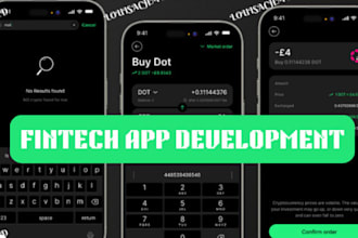develop fintech app fintech website payment app wallet app bank app loan app