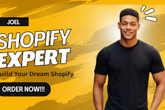 be youe shopify expert for store designing, product importation, store SEO
