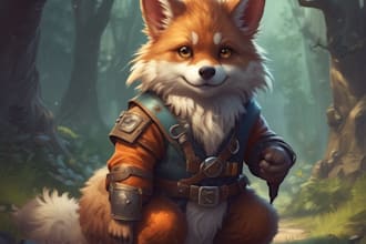 draw your fursona, furry art or anthro character