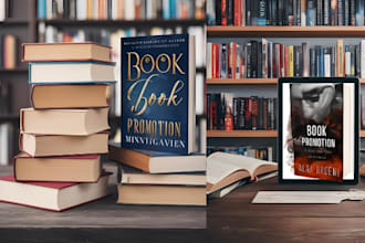 viral book or ebook promotion on my booktok tiktok influencer page to rank book