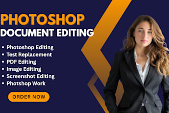edit, format, create any document in microsoft word and photoshop