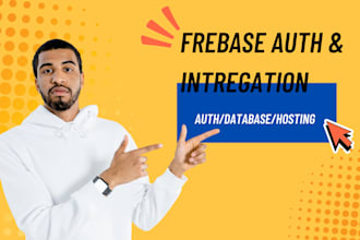 do firebase authentication integration in your web app