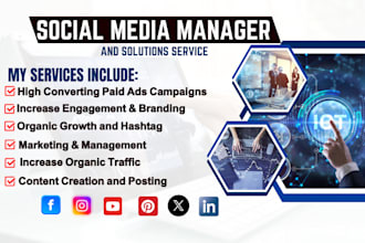 be your creative social media marketing strategist and brand manager