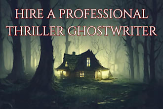 be your professional thriller ghostwriter