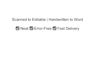 type or retype your documents with speed and accuracy