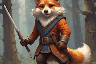 draw your  furry art, or anthro unique character