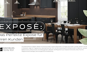 create a professional real estate exposé