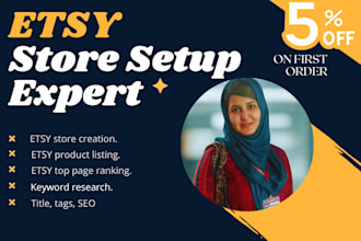 set up etsy shop, SEO keywords, etsy product listings