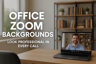 provide modern office zoom backgrounds