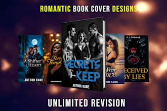 create a urban book cover, fantasy or fiction cover in 6hrs