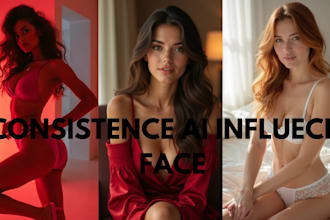 generate custom ai girls and nsfw influencer models for fanvue