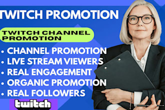 do twitch channel promotion get twitch organic engagement real viewers