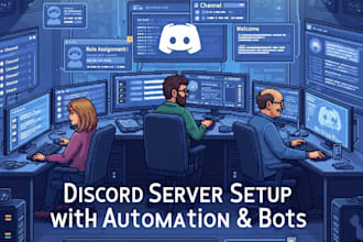 create a professional and fully automated discord server setup