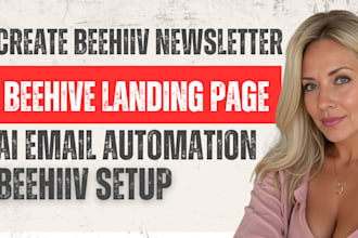 create beehiiv newsletter design beehive landing page beehiv ai email automation