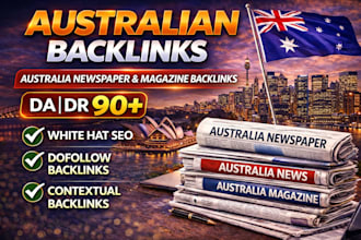 australian backlinks from high da dofollow au australia sites da90