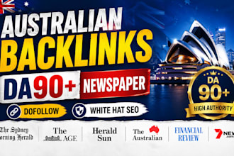 australian backlinks from high da dofollow au australia sites da90