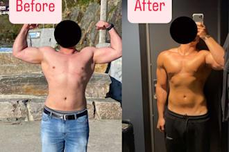 create a custom workout and nutrients plan