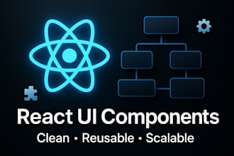 build reusable react components from your UI design