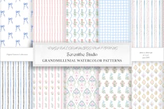 for fabric, wallpaper, seamless pattern