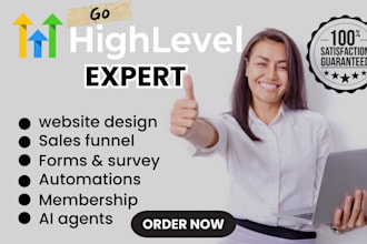 setup gohighlevel sales funnel gohighlevel CRM automation expert ai agent