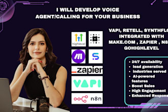 make ai voice agent for appointment booking, customer support, leads gen, sales