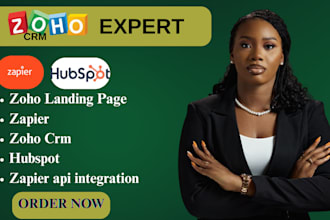 setup zoho crm hubspot crm zoho landing page zapier api integration