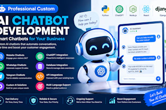 do professional custom ai chatbot development