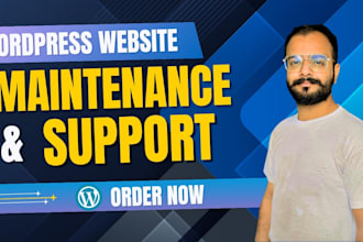 provide monthly wordpress website maintenance and ongoing support