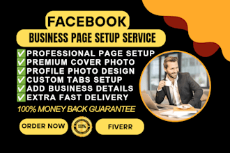 create and professionally set up your facebook business page