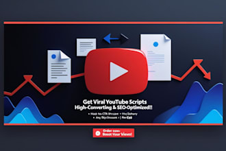 write engaging, viral youtube video scripts for your channel