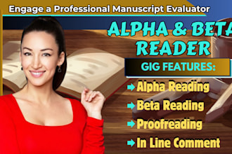 be your expert alpha reader for fiction, romance, fantasy, and sci fi novels