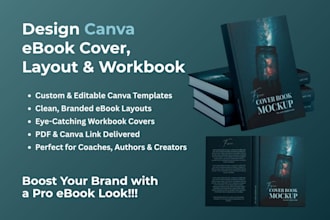 design canva ebook cover design canva ebook layout design canva workbook cover