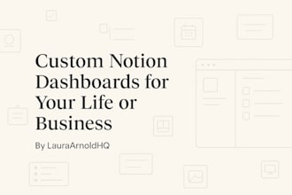 organize your life or business with a notion dashboard